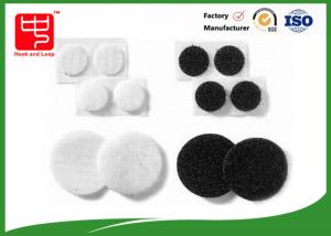 Quality 25 * 25mm Die Cutting Custom Patches Black / White Color wholesale