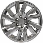 TUV 22 Inch GMC Denali Replica Wheels 5901 Gloss Black Chevy Tahoe Chrome Rims