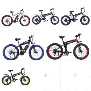 Quality K8 Fat Tire Folding Electric Bike 1000w With 13AH Lithium Battery Multi Pattern wholesale