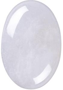 Natural Clear Quartz Palm Stone Unisex Oval Clear Quartz Stone For Reiki Energy Chakra Meditation Anxiety Releasing