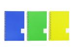 Custom double Spiral Bound Printing Service plastic Hard Cover