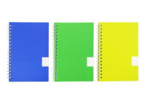 Quality Custom double Spiral Bound Printing Service plastic Hard Cover wholesale