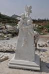 Hand carved marble angel monuments