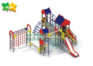 Quality Colorful Wooden Frame Slide SGS Certificated Easy Assembly Anti Crack Creative wholesale