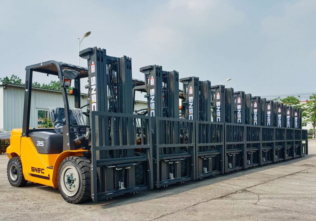 Brand New Montacarga Fd35 3.5 Ton Diesel Forklift with 6m Lifting Height