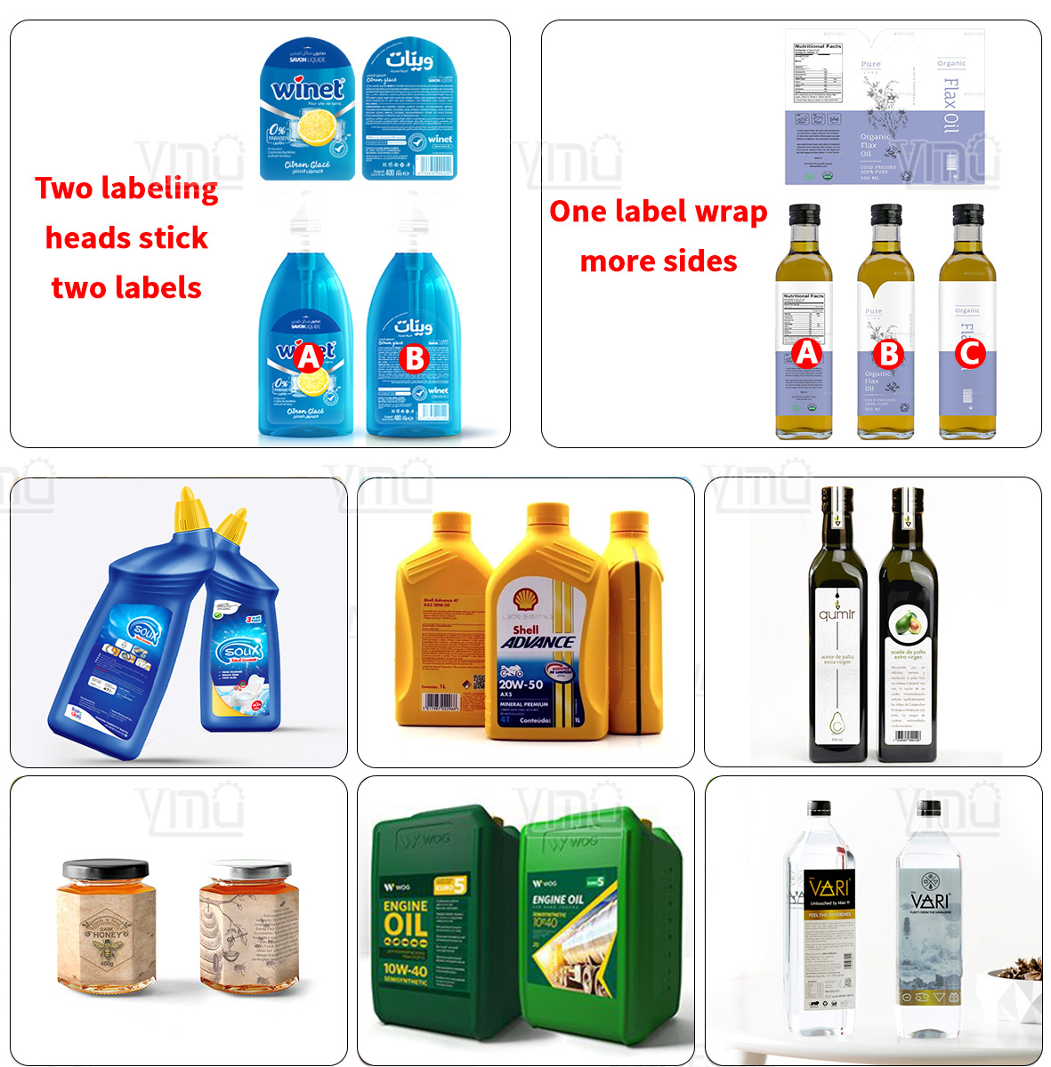 Double Side Label Applicator Shampoo Cosmetics Perfume Carton Box Corner Sealing Labeling Machine
