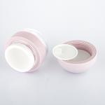 Matte pink skincare empty container portable travel set lotion bottle and cream