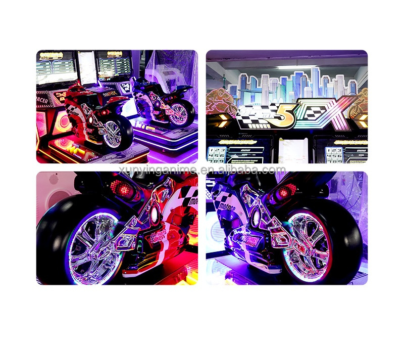 3D Video Arcade Motorcycle Racing Arcade Machine 2 Player CE Certificated