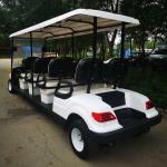 8 Seater Electric Golf Cart Luxury Outdoor Transporting Visitors Amusement Parks