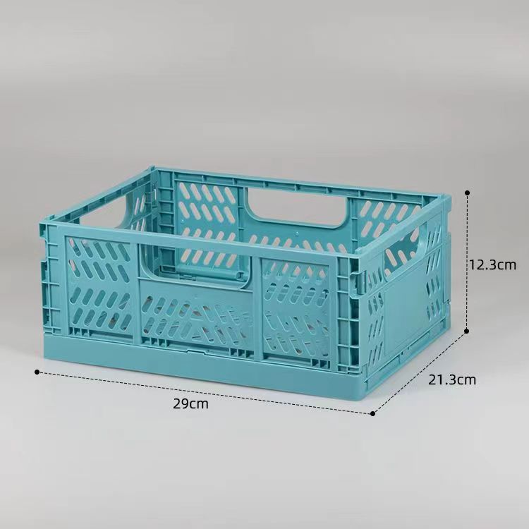 ECO Friendly PP Plastic Desk Crate Stackable Collapsible and Foldable for Organization