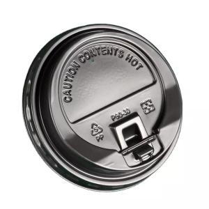 Quality Disposable 12oz Coffee Cup Lids , Eco Friendly 16oz Plastic Cup Lids wholesale