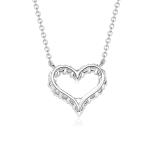 Pretty 18k Gold Lab-Grown Diamond Pendant White Lab-Grown Diamond Pendant