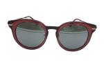 Round retro style acetate sSunglasses Women UV protection 400