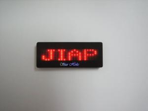 Quality Programmable Led display panel 7*21 dot matrix name tag wholesale