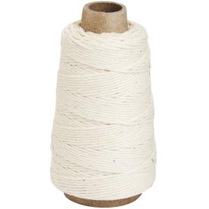 Quality Soft Natural Rope 3mm 3 Strand 100% Cotton Cooking Twine with Customized Length wholesale