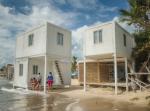 Modular Prefab Sandwich Panel House Prefabricated Metal Houses With 75mm Rock
