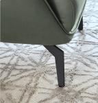Leather Relaxing Chair, Modern Leather Chair, Leather Upholstered Chair, High