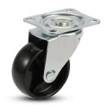 Ball Bearing Fixed Flat Universal PP Caster Wheel for Furniture Hardware
