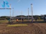 Tuv 16 '' / 18 '' Event Aluminium Truss Beams , Square Tubular Aluminium Tri