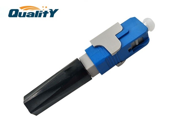 2.0x3.0mm Drop Cable Fast Connector Singlemode / SC Type Fiber Optic Connector