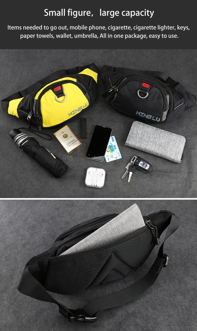 Customization Water Resistant Waist Bag Waterproof Bum Bag Fashionable