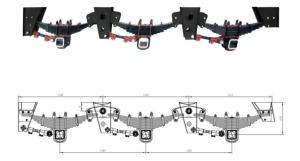 Quality Germanic Type Mechanical Suspension for trailer wholesale