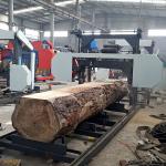 Auto Forward Backward L12m Wood Bandsaw Mill Horizontal For Hardwood