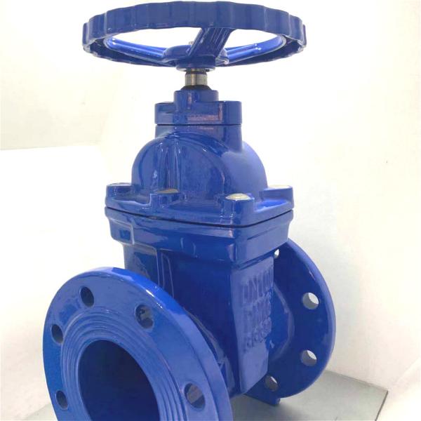NRS ANSI DIN3352 F4 F5 Rubber Resilient Seated non-rising Stem Gate Valve