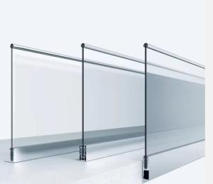 Quality China Supplier U Channel Aluminum Profile Railing Post Base Profiles For Glass Alustrades &amp; Handrails Balustrade wholesale