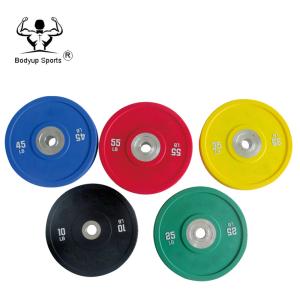 Quality Crossfit Barbell PU Weight Lifting Bumper Plate wholesale