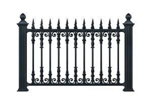 Quality Wrought Iron Gate Match Temporary Outdoor Fence For Home Ornament wholesale