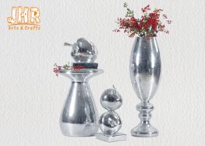 Quality Small Mosaic Glass Fiberglass Apple With Square Base Sculpture Decoration wholesale