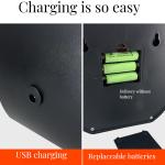 Item for Christmas LED Wall Lamp Battery Touch Flame Oil Lamp Plastic Material