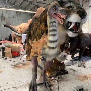 Quality Lifelike Realistic Animatronic Dinosaur Amusement Park Limusaurus Model wholesale