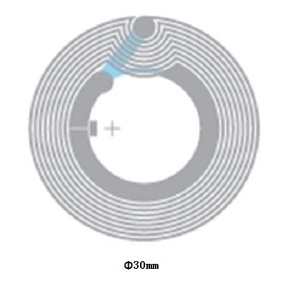 Classic(R) 1K HF Inlay , 13.56MHZ RFID Label tag PET material