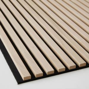 Quality E0 Acoustic Wood Slat Panels For Interior Wall Sound Absorption wholesale