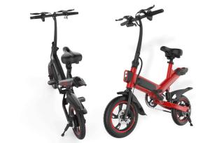 Quality 36V 6AH Small Folding Electric Bike Adjustable Height Maximum Load 120 Kg wholesale