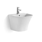 Sanitary Ware Ceramic Wall Hung Basin Mold Resistant For Hotel