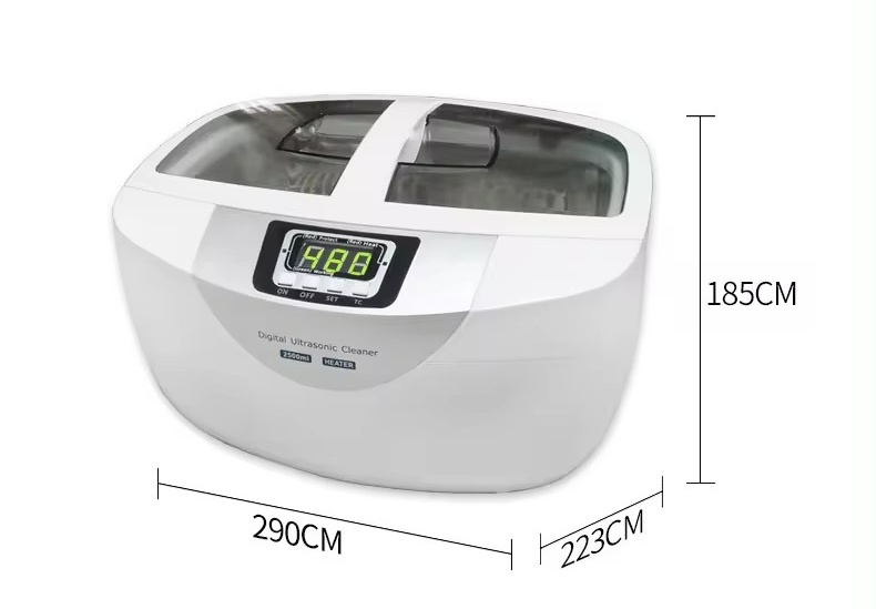 2.5L Dental Ultrasonic Cleaner Multi Purpose Cleaning Function Digital Ultrasonic Cleaner