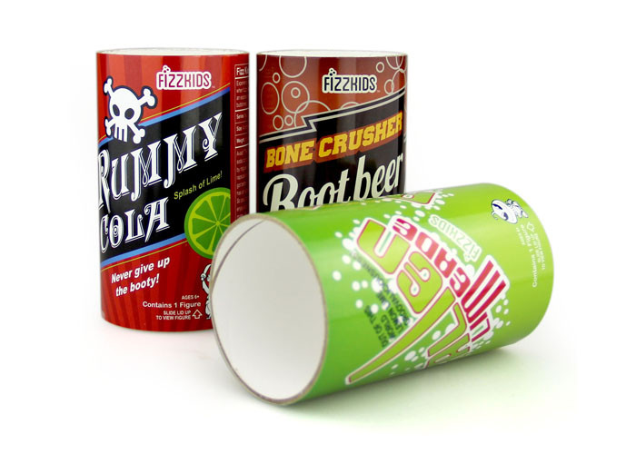 Custom Printed Recycled Food Paper Can Composite Empty Cans Personal Care