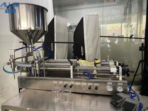 China Horizontal Piston Liquid Filling Machine Cosmetic Cream Bottling Large Flow Filling Machine on sale