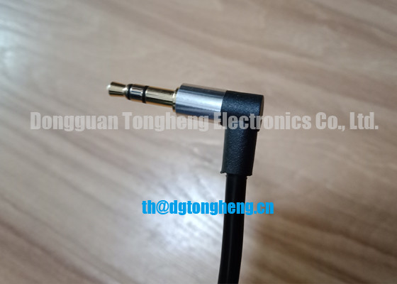 90 Degree Angle DC Jack Connector Spiral Power Cord