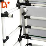 Lean Pipe Metal Work Cart , Automobile Workshop Tool Cart High Performance