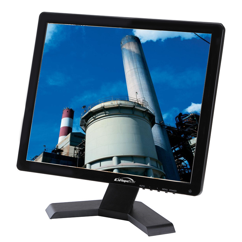 15 Inch 400cd/m2 LCD Car Monitor 2AV Inputs With Backup Wireless Camera