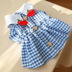 Multiple Colour Spring Dog Outfits 52cm Summer Princess Skirt For Resell
