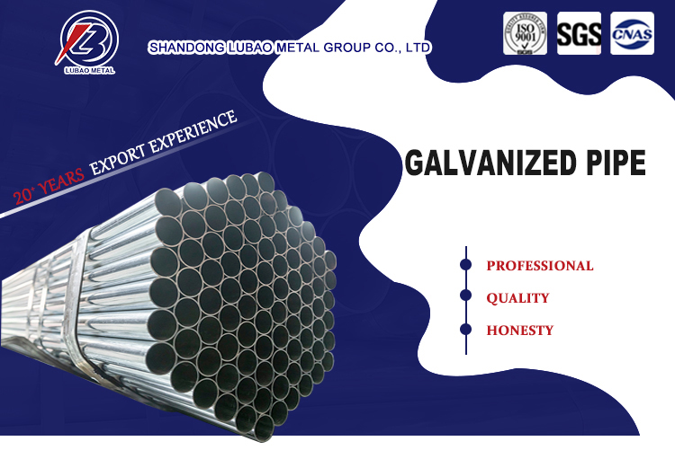 1-12m Length DN80 to DN125 4mm Wall Thickness ASTM A53 Grade B Galvanized Steel Pipe for Firefighting System Construction