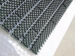 ZY900FT-R2 Plastic flat top food grade modular belt rubber friction top conveyor