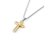 High quality non fading diamond cross pendant, light luxury fashion long