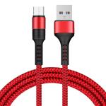 USB 3.0 Nylon Charging Cable , Nylon Braided Micro Usb Cable For Samsung Phone