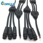 Y-Cable Y Series Connector HARNESS EXTENSION CABLE DIY Male Female Electrical